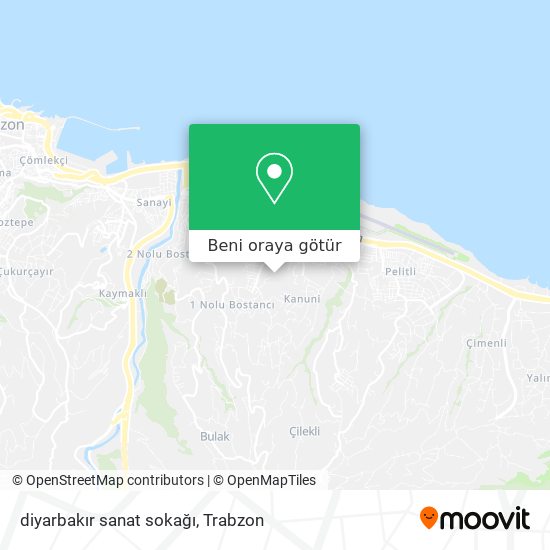 diyarbakır sanat sokağı harita