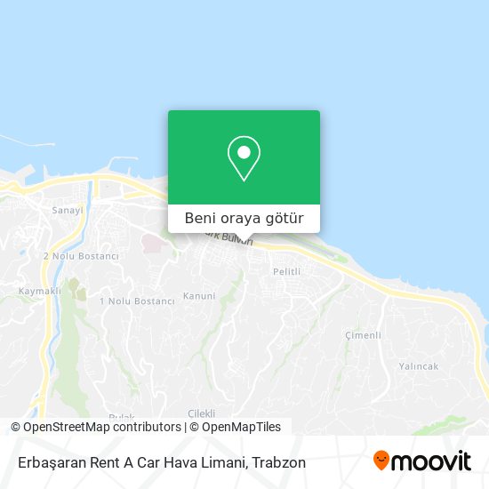 Erbaşaran Rent A Car Hava Limani harita