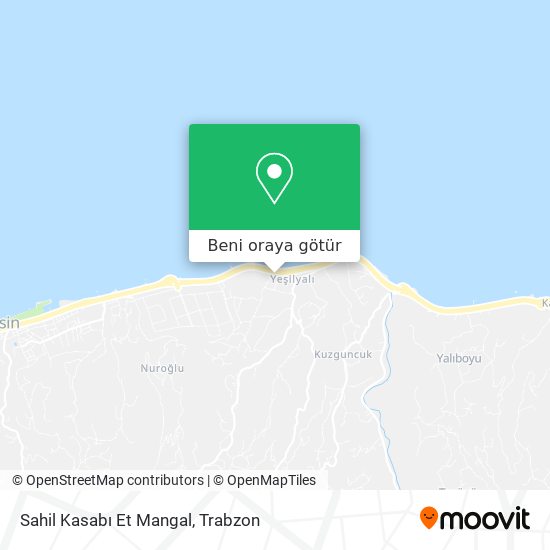 Sahil Kasabı Et Mangal harita