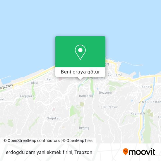 erdogdu camiyani ekmek firini harita