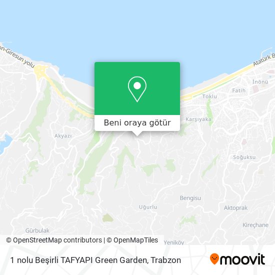 1 nolu Beşirli TAFYAPI Green Garden harita