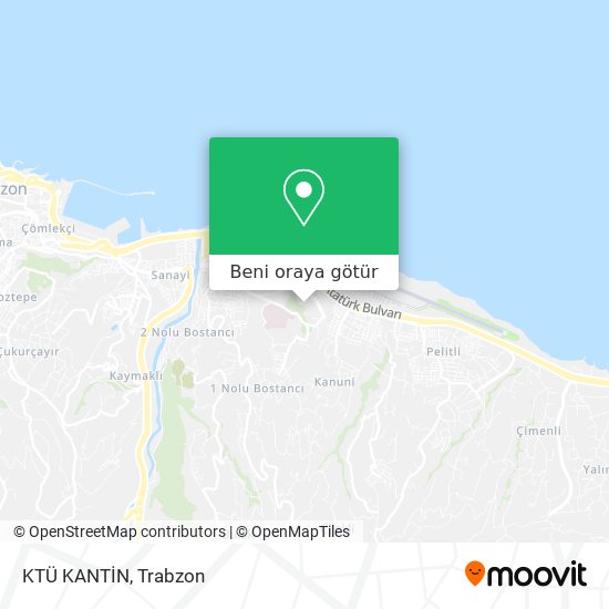 KTÜ KANTİN harita