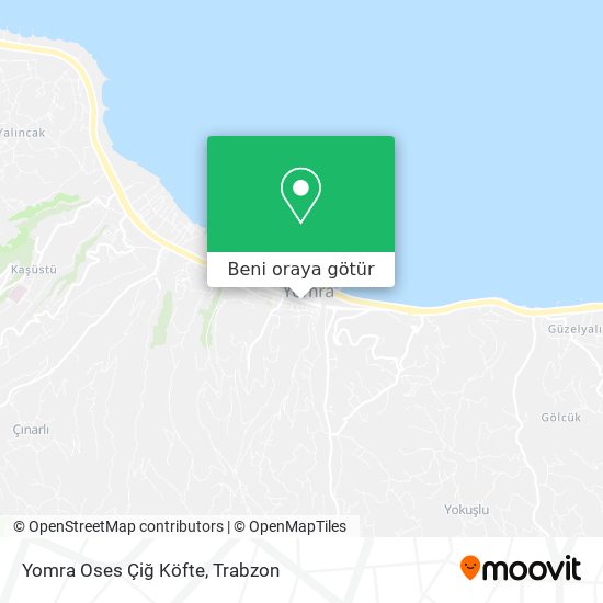 Yomra Oses Çiğ Köfte harita