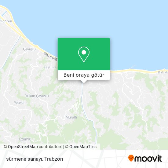 sürmene sanayi harita
