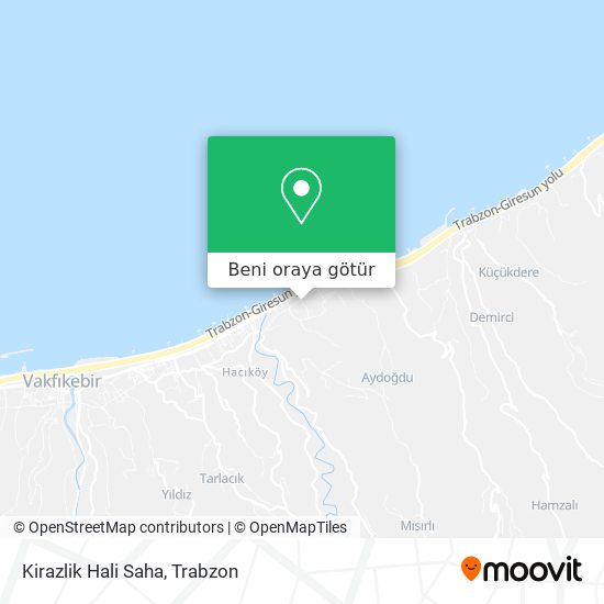 Kirazlik Hali Saha harita