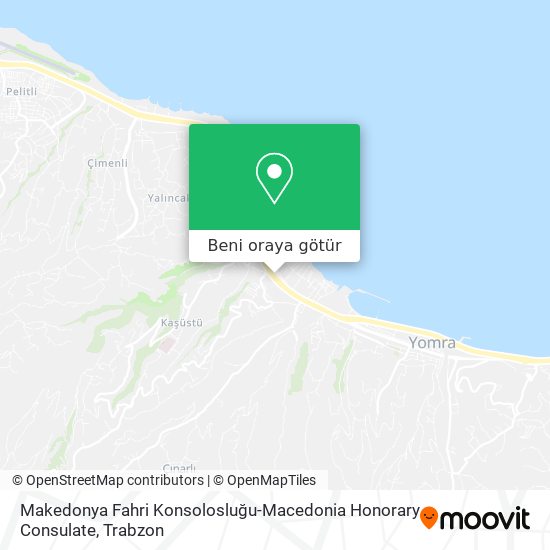 Makedonya Fahri Konsolosluğu-Macedonia Honorary Consulate harita