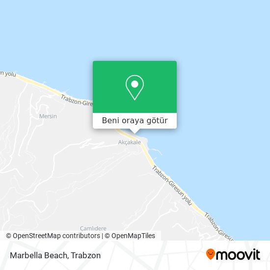 Marbella Beach harita