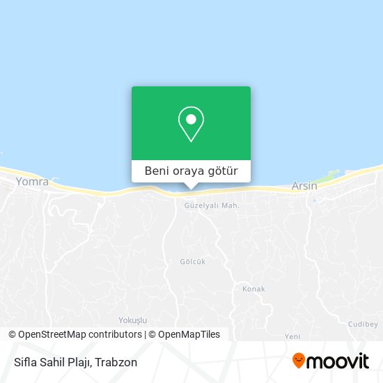 Sifla Sahil Plajı harita