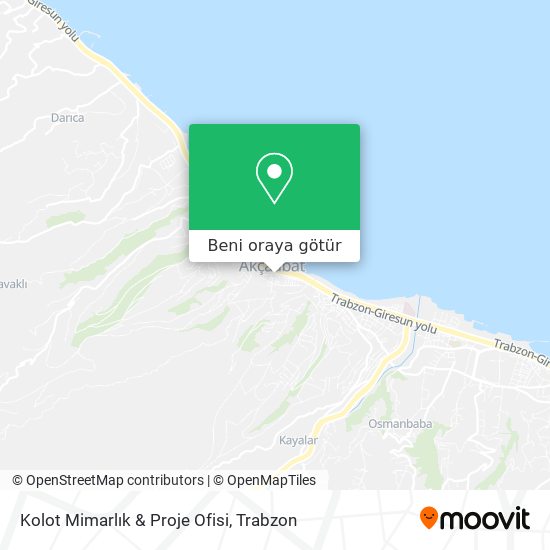 Kolot Mimarlık & Proje Ofisi harita
