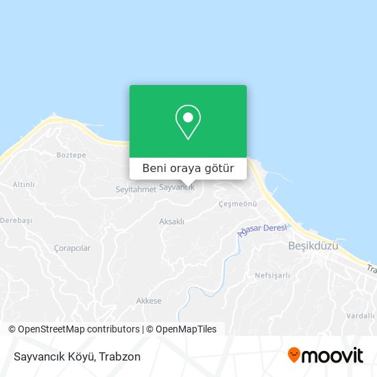 Sayvancık Köyü harita