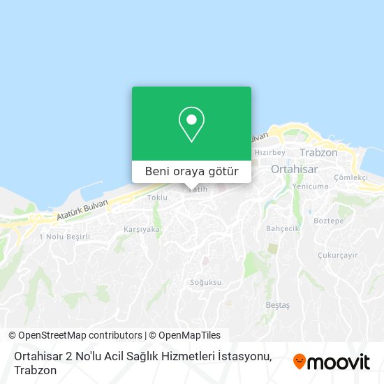 Ortahisar 2 No'lu Acil Sağlık Hizmetleri İstasyonu harita