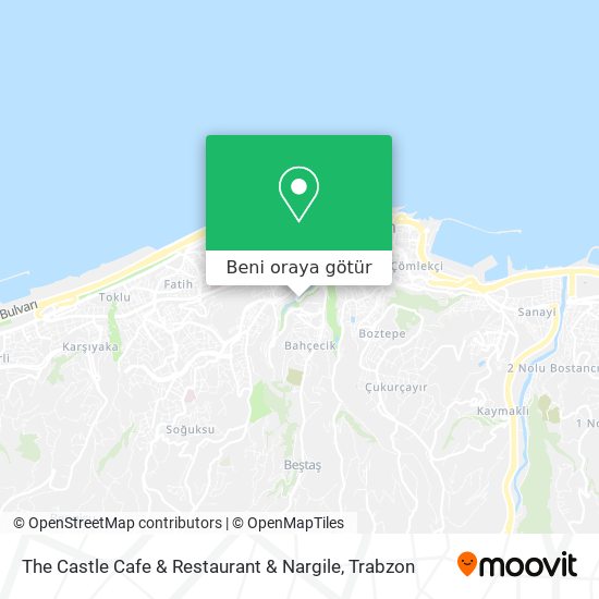 The Castle Cafe & Restaurant & Nargile harita