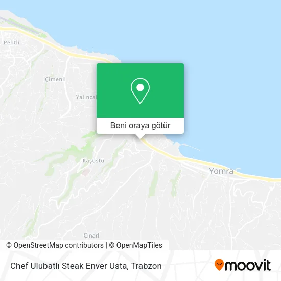 Chef Ulubatlı Steak Enver Usta harita