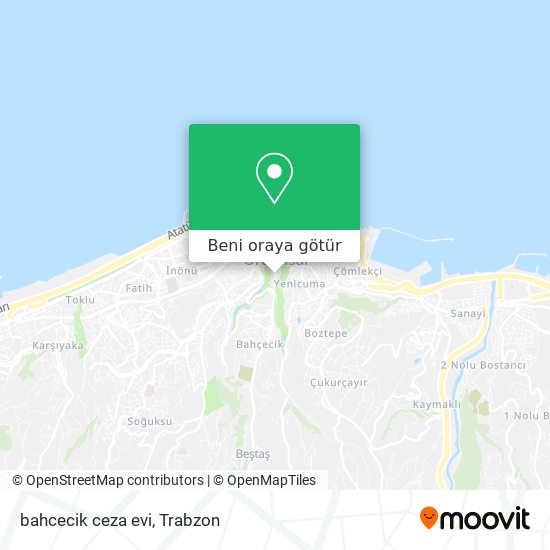 bahcecik ceza evi harita