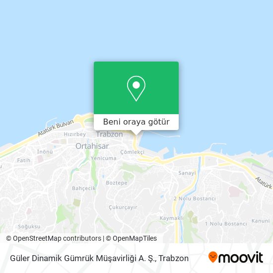 Güler Dinamik Gümrük Müşavirliği A. Ş. harita