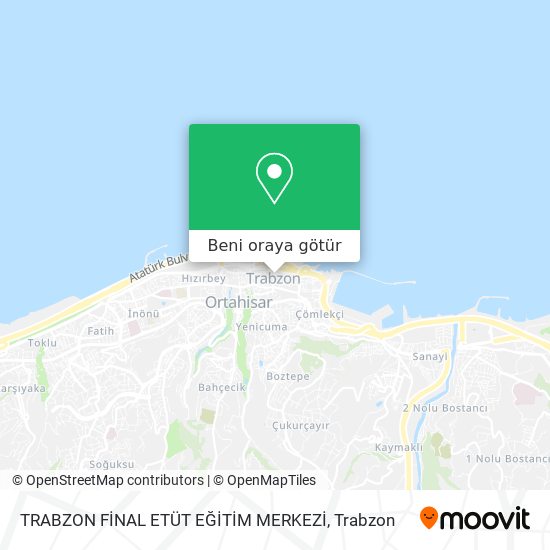 TRABZON FİNAL ETÜT EĞİTİM MERKEZİ harita