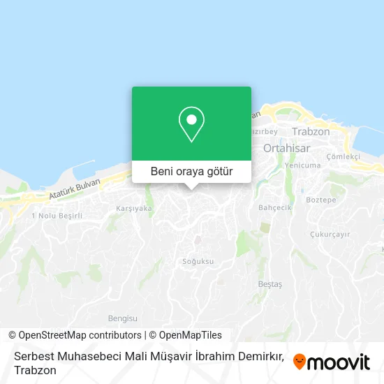 Serbest Muhasebeci Mali Müşavir İbrahim Demirkır harita