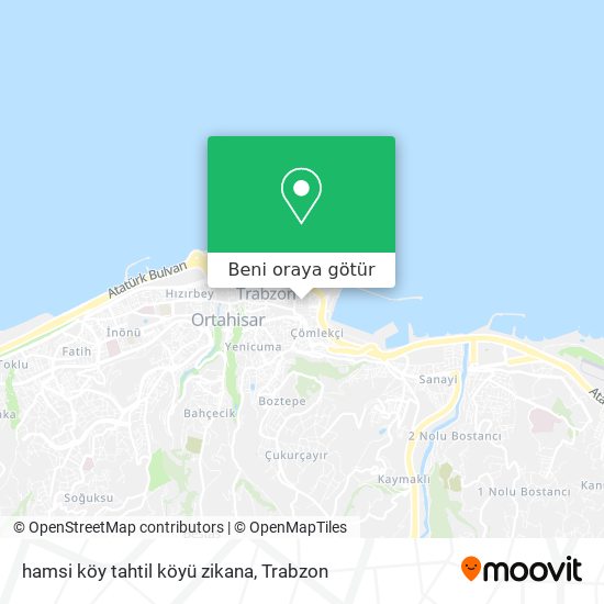 hamsi köy tahtil köyü  zikana harita