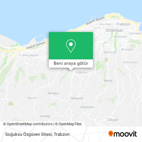 Soğuksu Özgüven Sitesi harita
