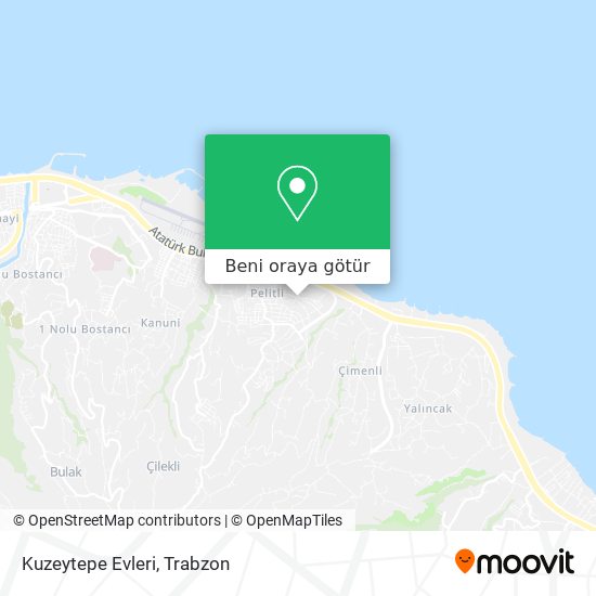 Kuzeytepe Evleri harita