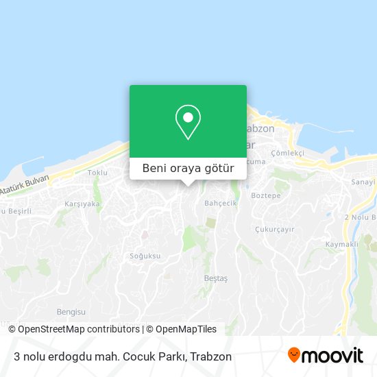3 nolu erdogdu mah. Cocuk Parkı harita