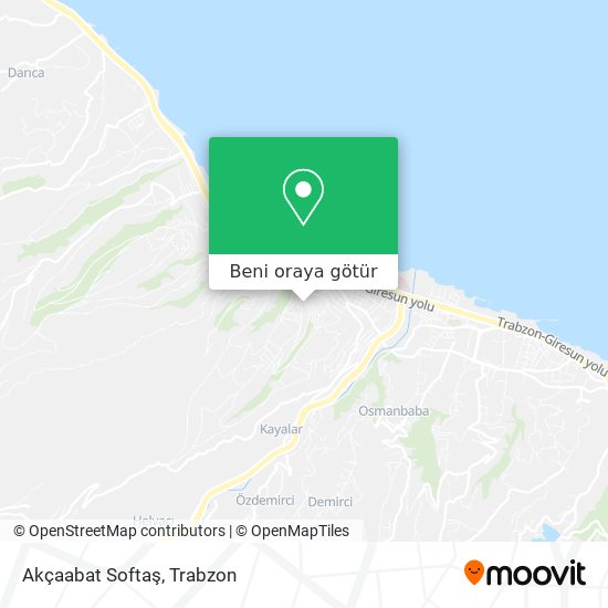 Akçaabat Softaş harita