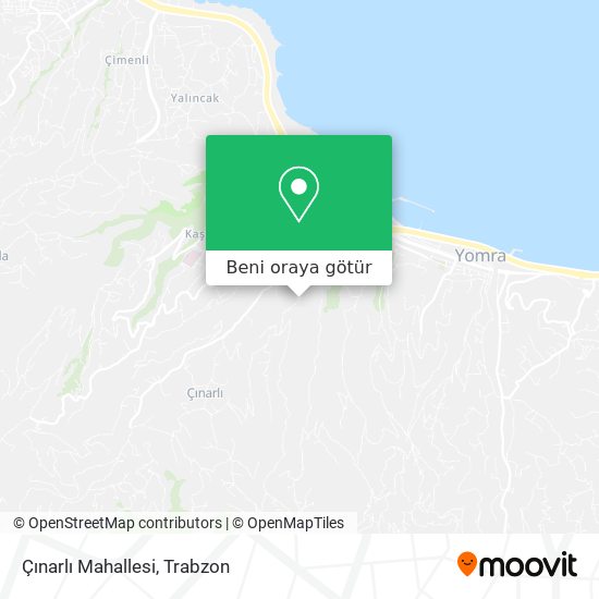 Çınarlı Mahallesi harita