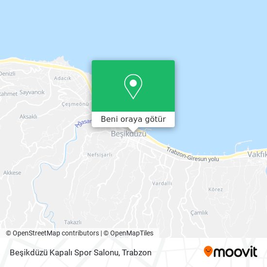 Beşikdüzü Kapalı Spor Salonu harita