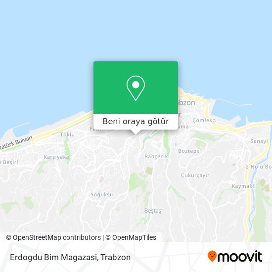 Erdogdu Bim Magazasi harita