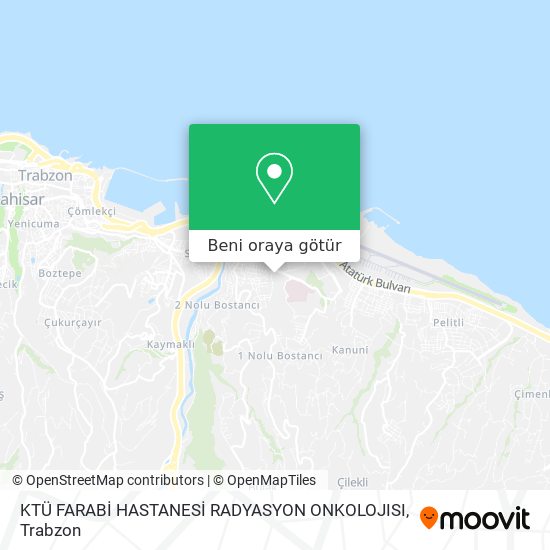 KTÜ FARABİ HASTANESİ RADYASYON ONKOLOJISI harita