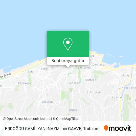 ERDOĞDU CAMİİ YANI NAZMİ'nin GAAVE harita