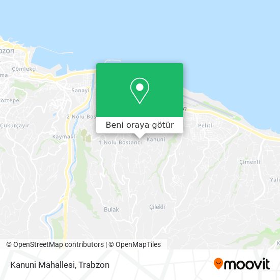 Kanuni Mahallesi harita