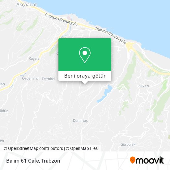 Balım 61 Cafe harita
