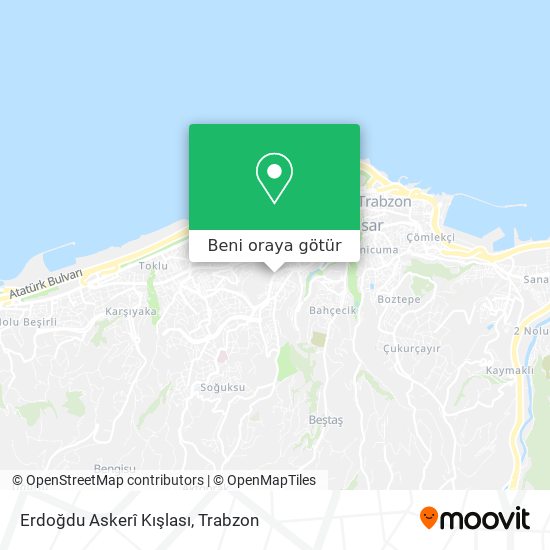 Erdoğdu Askerî Kışlası harita