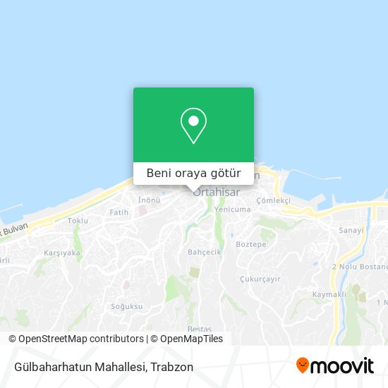 Gülbaharhatun Mahallesi harita