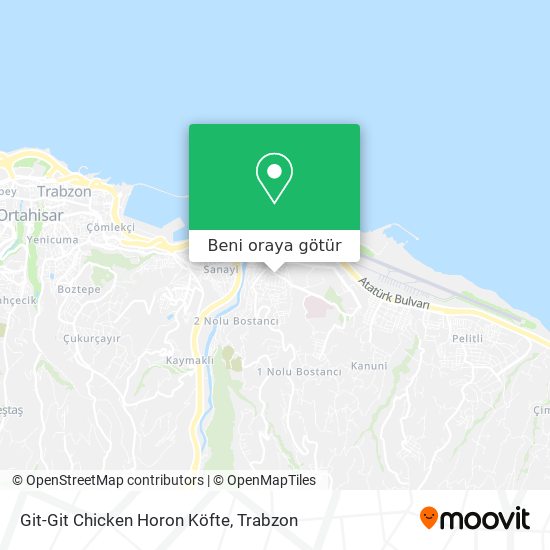 Git-Git Chicken Horon Köfte harita