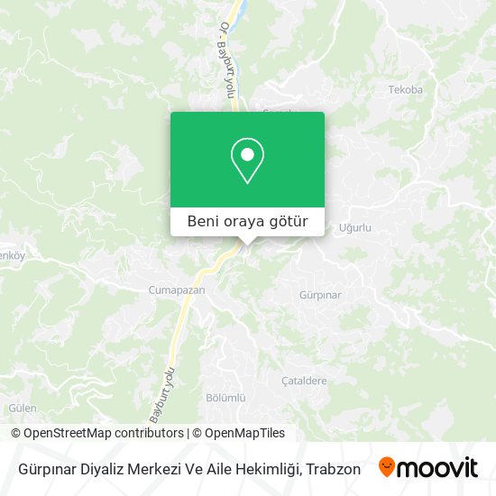 Gürpınar Diyaliz Merkezi Ve Aile Hekimliği harita