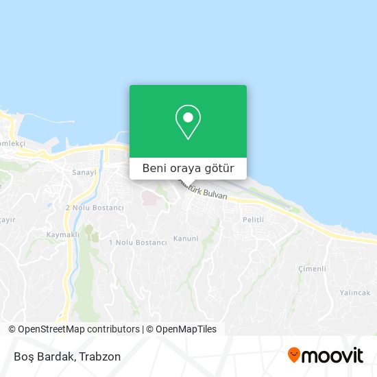 Boş Bardak harita