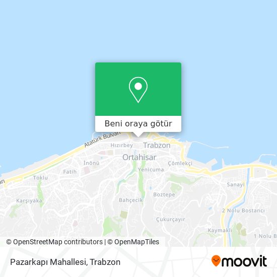 Pazarkapı Mahallesi harita