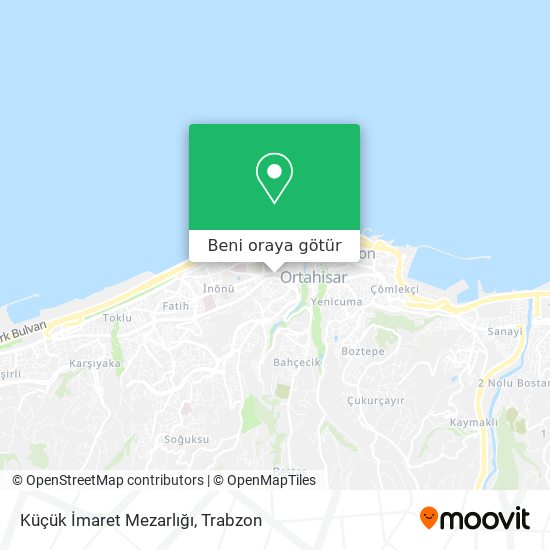 Küçük İmaret Mezarlığı harita