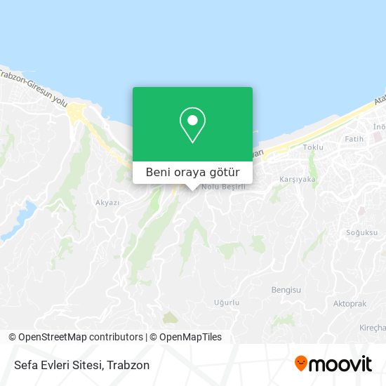 Sefa Evleri Sitesi harita