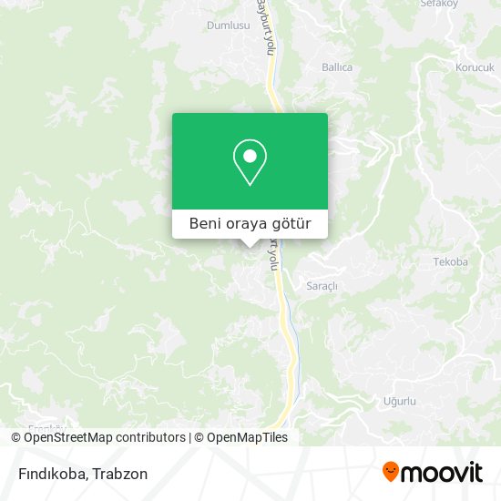 Fındıkoba harita