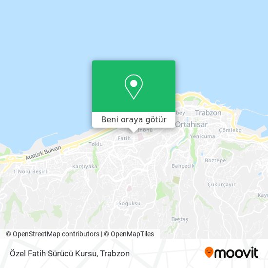 Özel Fatih Sürücü Kursu harita