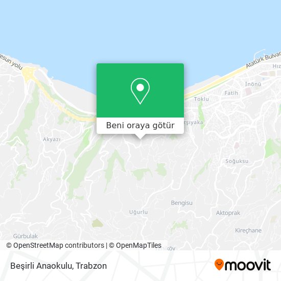 Beşirli Anaokulu harita