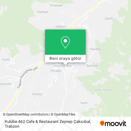 Kulübe 462 Cafe & Restaurant Zeynep Çakıcıbal harita