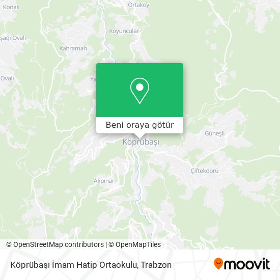 Köprübaşı İmam Hatip Ortaokulu harita