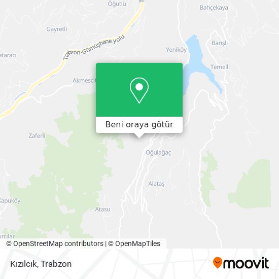 Kızılcık harita