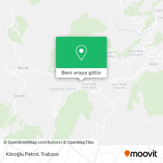 Köroğlu Petrol harita
