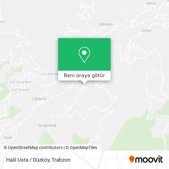 Halil Usta / Düzköy harita