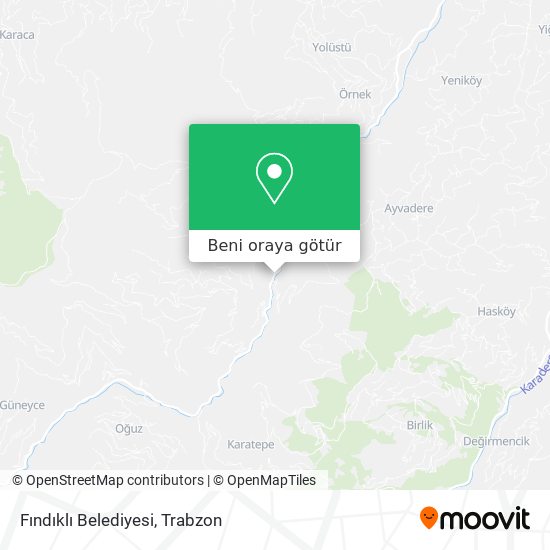 Fındıklı Belediyesi harita